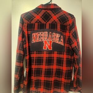 Husker upcycled flannel